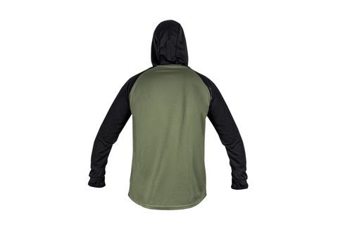 Korum Tričko s dlouhým rukávem Hooded Dri-active Shirt
