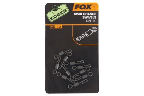 Fox Rychlovýměnné obratlíky Edges Kwik Change Swivel 10ks