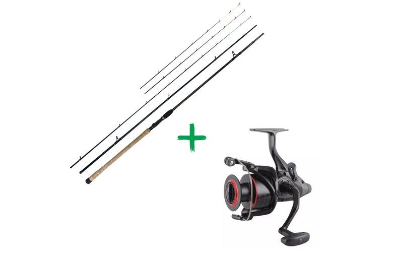 Chyť a pusť Prut Shipperke Feeder 3,6m 100g + Okuma Ceymar Baitfeeder CMBF 340 AKCE!