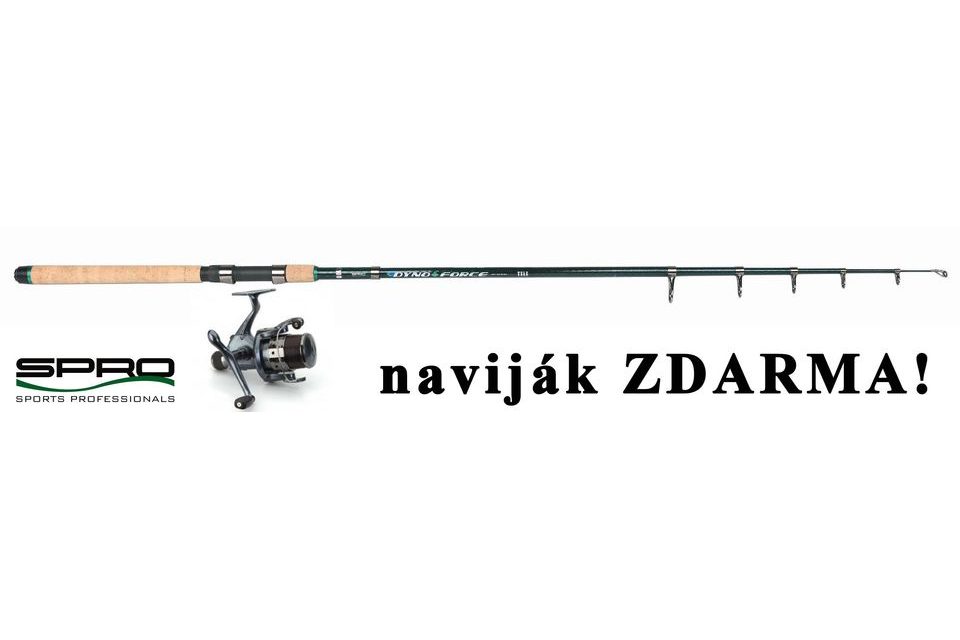 Spro Prut Dyno Force Tele 80 2,70m + naviják a vlasec ZDARMA!