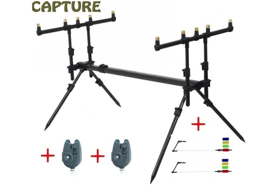 JAF Stojan Rodpod Capture Legendary Pod + ZDARMA 2ks signalizátorů Passion RZ + vahadla