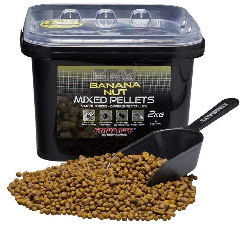 Starbaits Pelety Mixed Pellets Pro Banana Nut 2kg