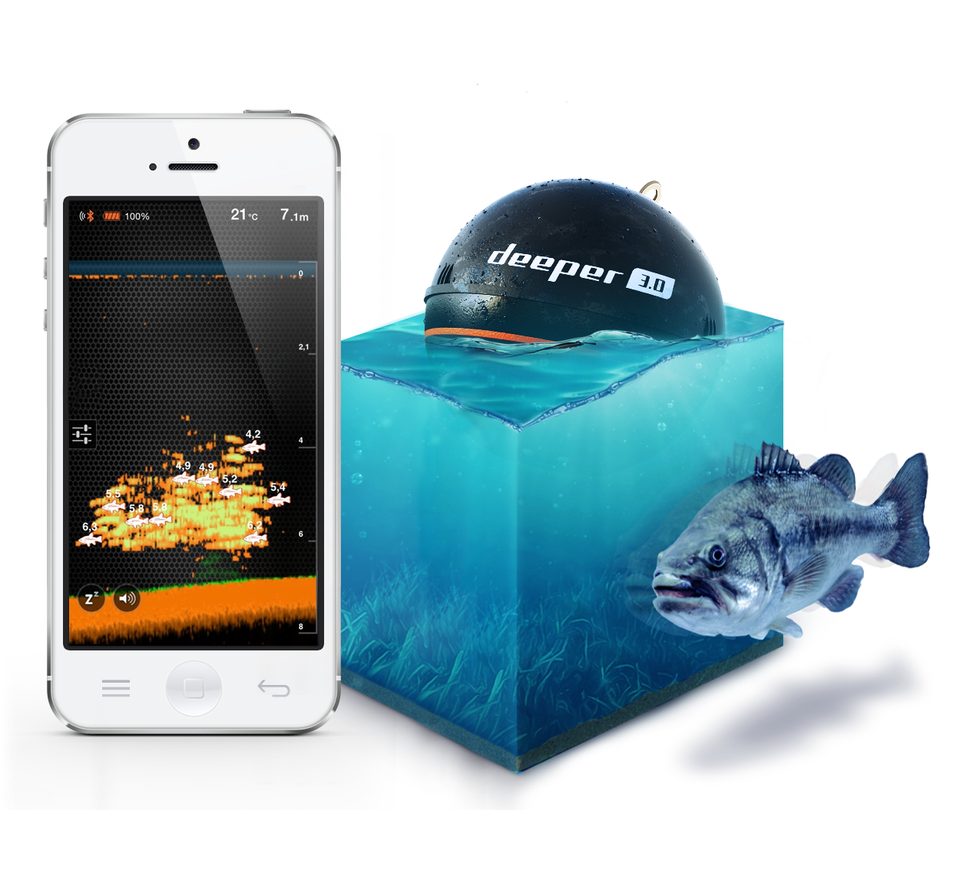 Deeper Nahazovací sonar Wifi Fishfinder Pro