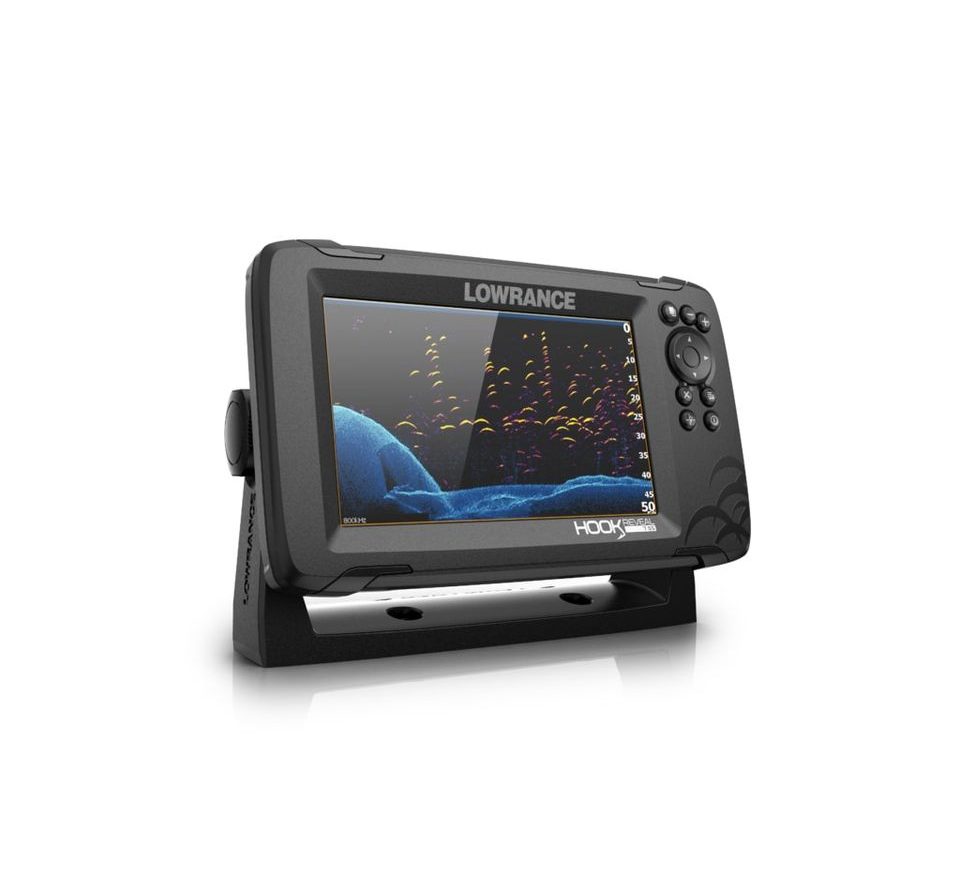 Lowrance Echolot Hook Reveal 7 se Sondou HDI 83/200khz + baterie + nabíječka ZDARMA