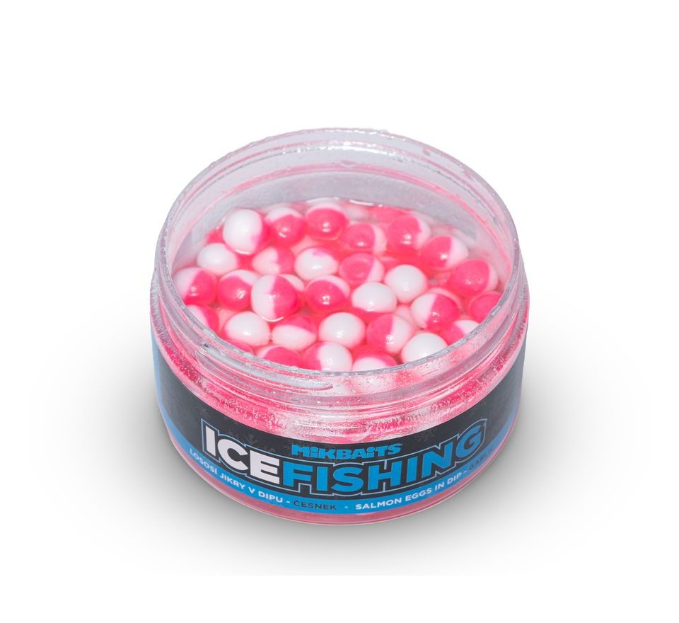 Mikbaits Lososí jikry v dipu Ice Fishing Range 100ml