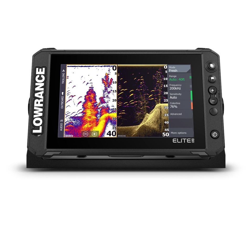 Lowrance Echolot Elite FS 9 se sondou Activeimaging 3v1 + baterie + nabíječka ZDARMA