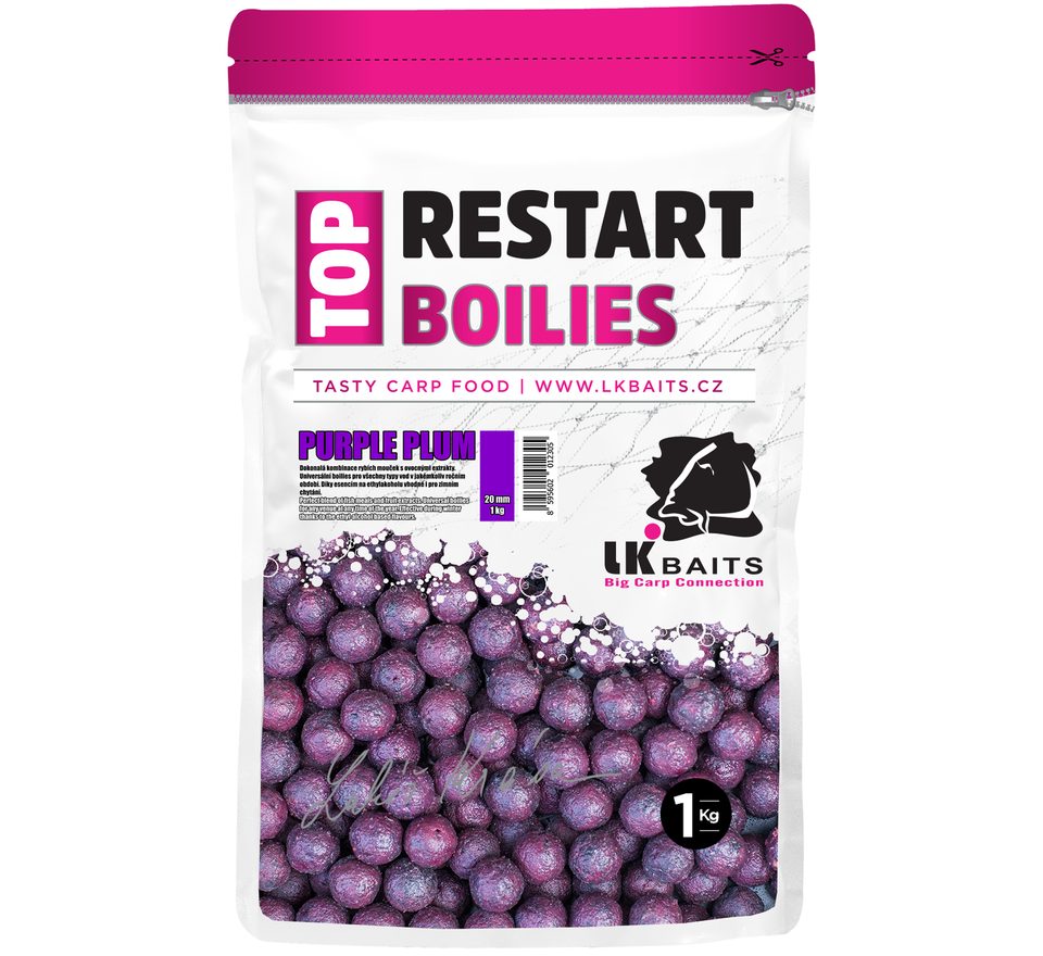 LK Baits Boilie TopRestart Purple Plum 1kg