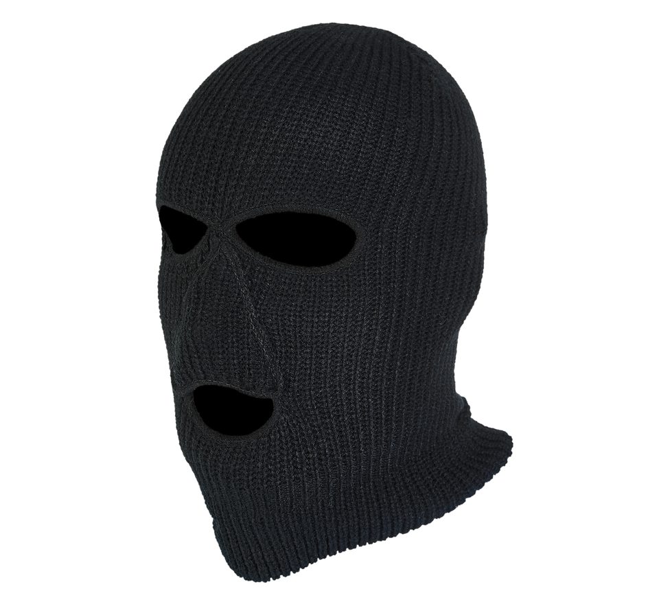 Norfin Kukla Hat-Mask Knitted Black