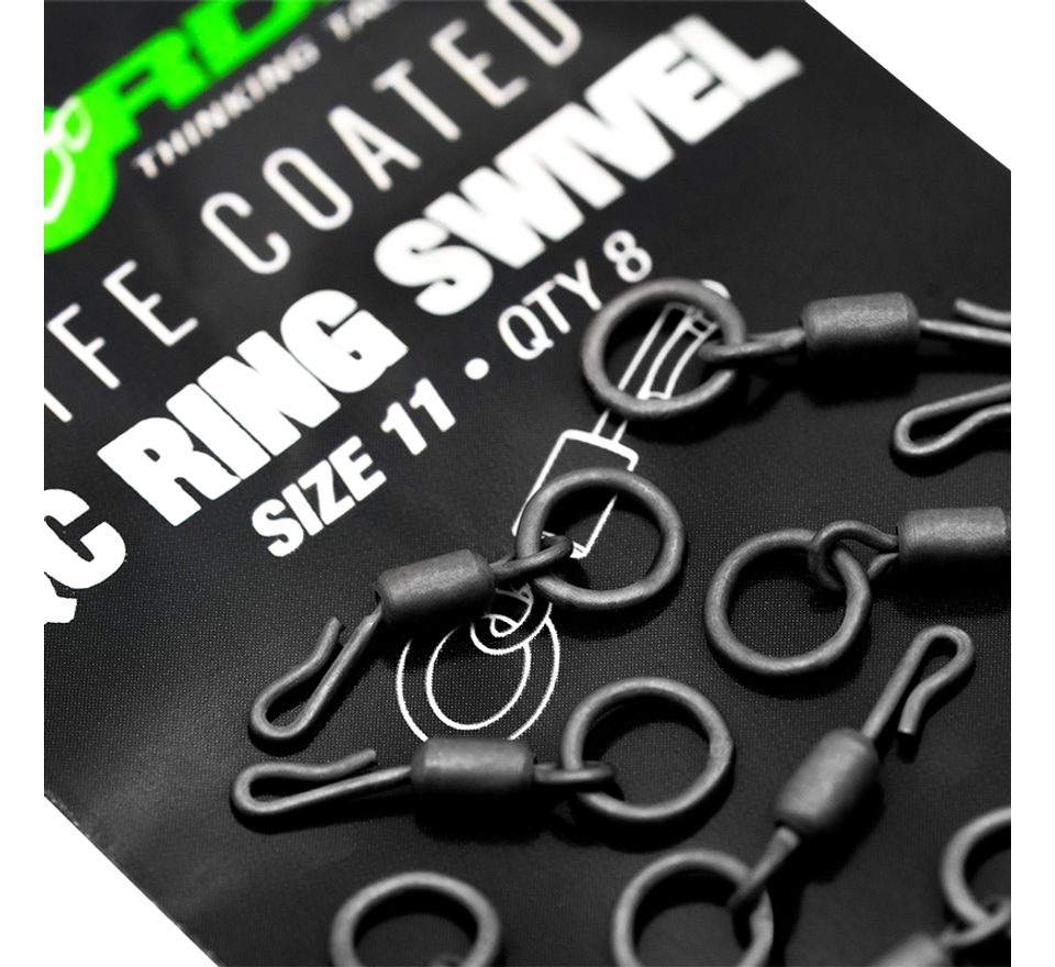 Korda Obratlík s kroužkem PTFE QC Ring Swivel 8ks