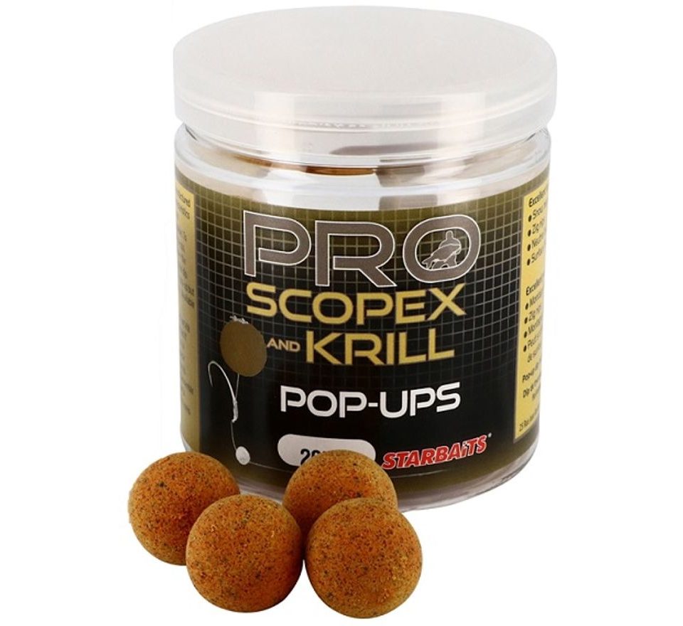 Starbaits Plovoucí boilies Pop Up Pro Scopex Krill 50g