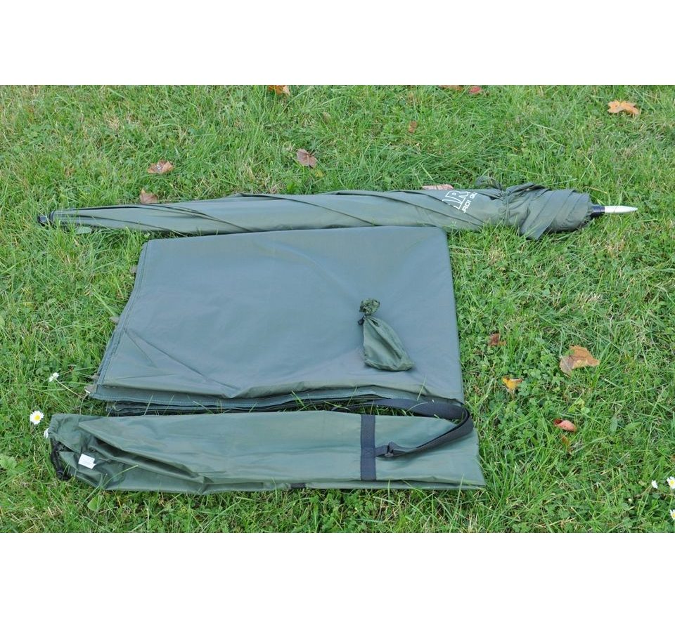 Mivardi Deštník green PVC s bočnicemi 250