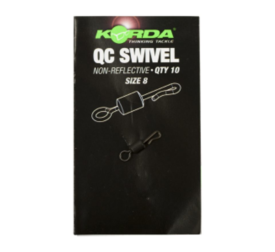 Korda Obratlíky Quick Change Swivel vel.8 10ks