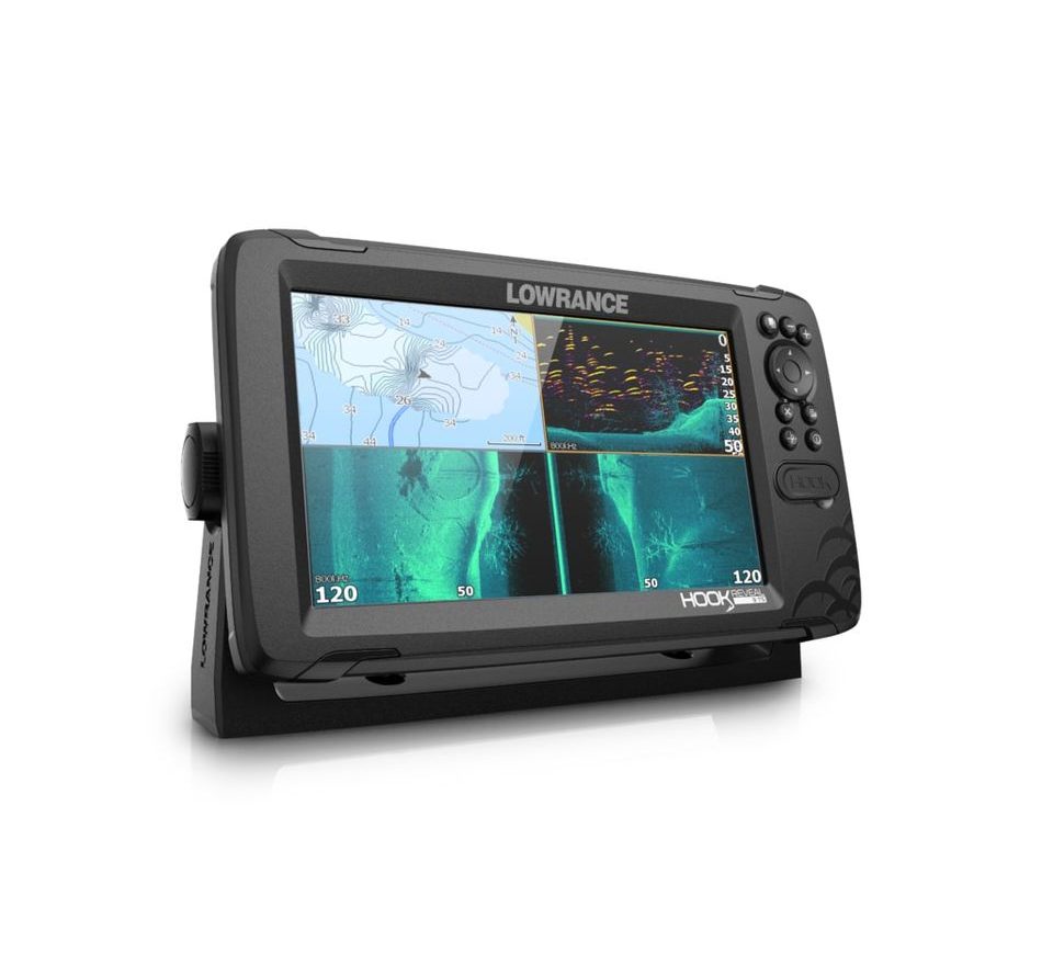 Lowrance Echolot Hook Reveal 9 se Sondou Tripleshot + baterie + nabíječka ZDARMA