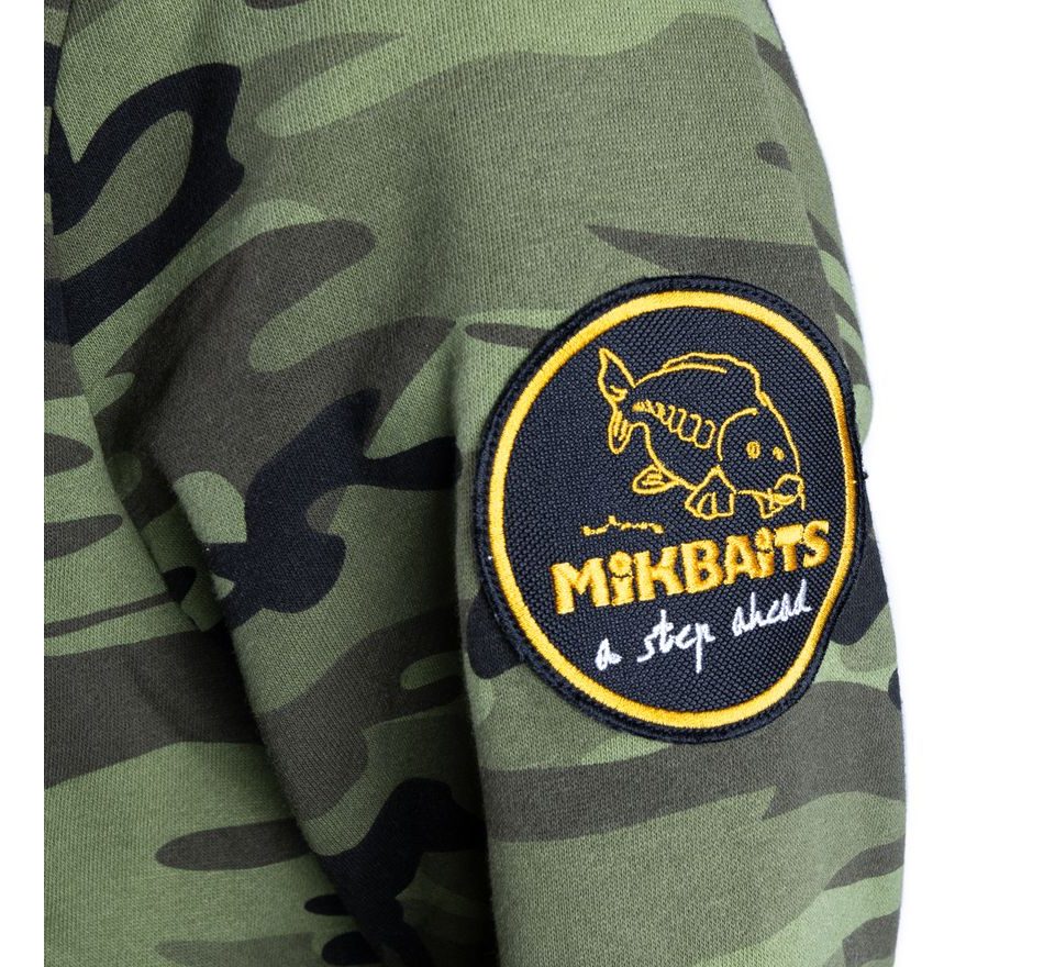 Mikbaits Mikina Zip up camou