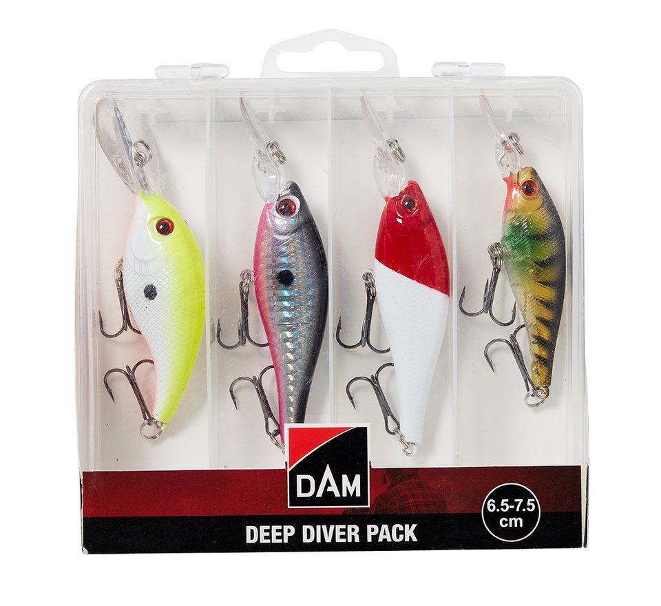 DAM Sada wobleru Deep Diver Pack Box 6.5-7.5cm