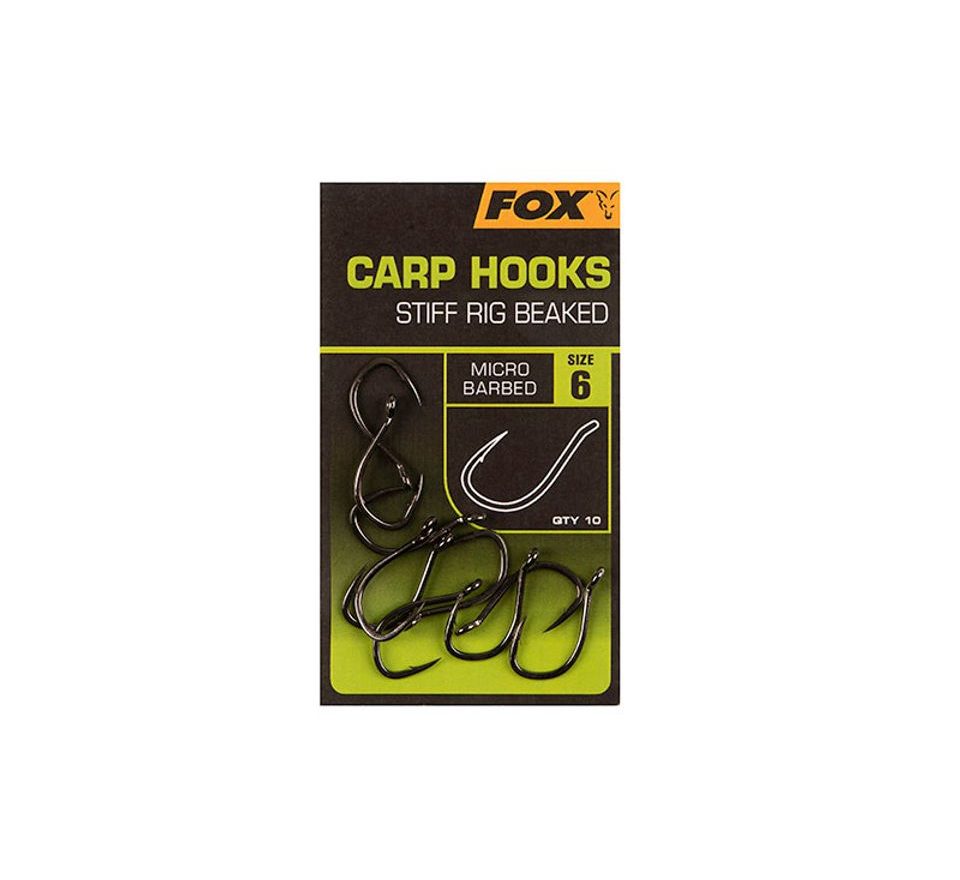 Fox Háčky Carp Hook Stiff Rig Beaked 10ks