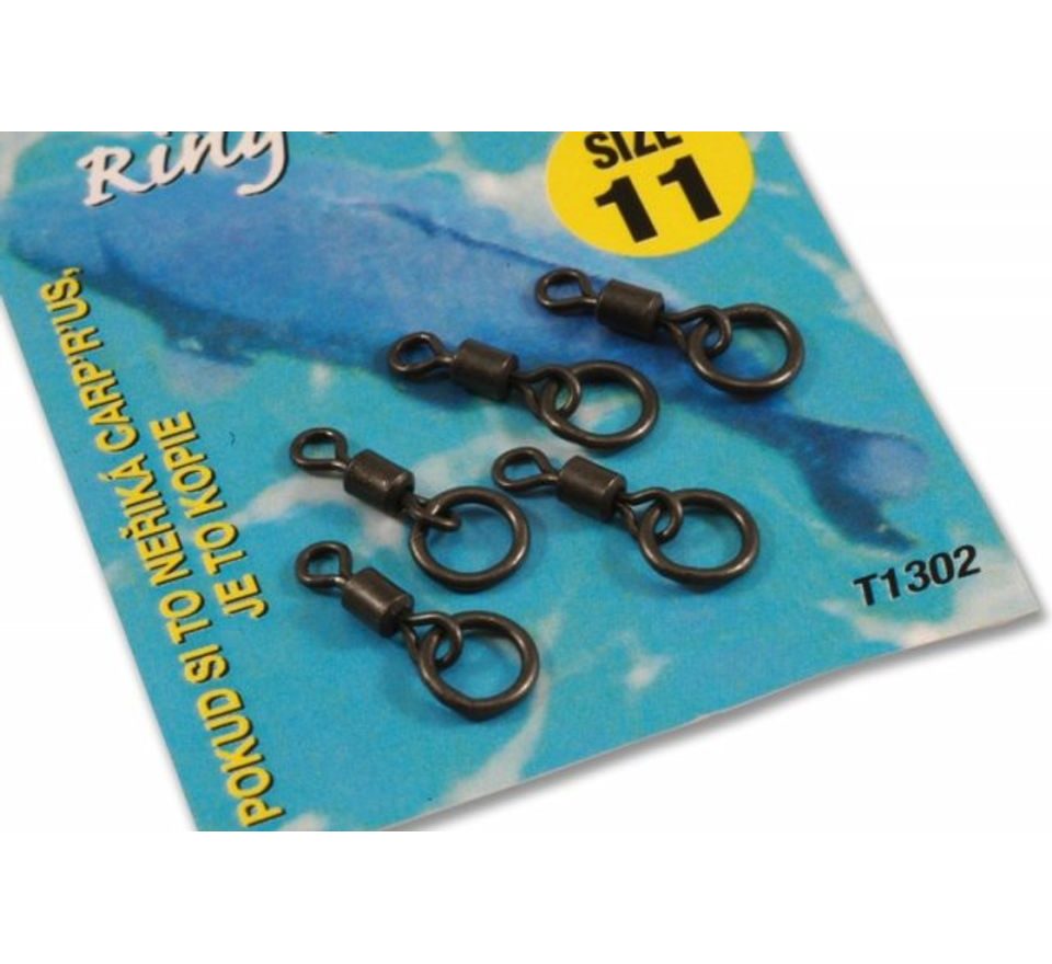 Carp ´R´ Us Obratlík s kroužkem 360° Ring Swivels vel.11 8ks