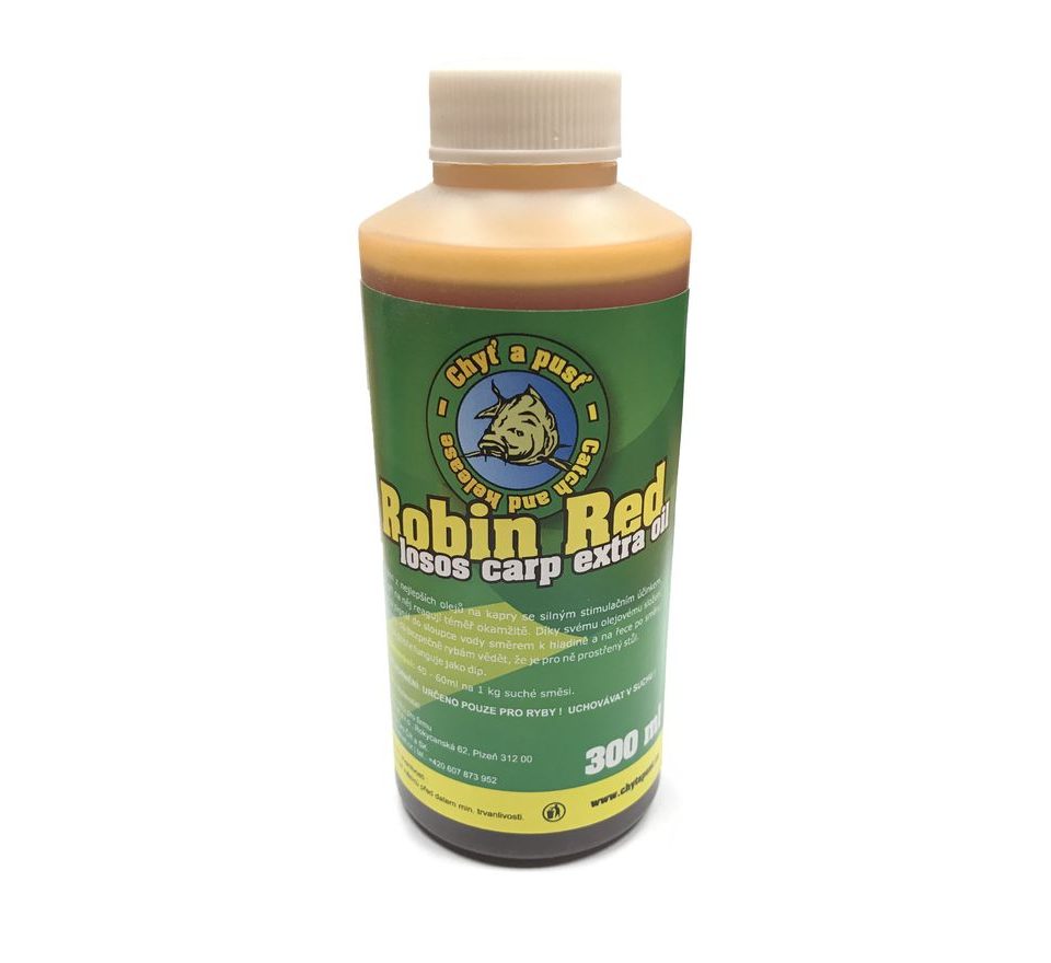 Chyť a pusť Olej Robin Red losos carp extra oil 250ml