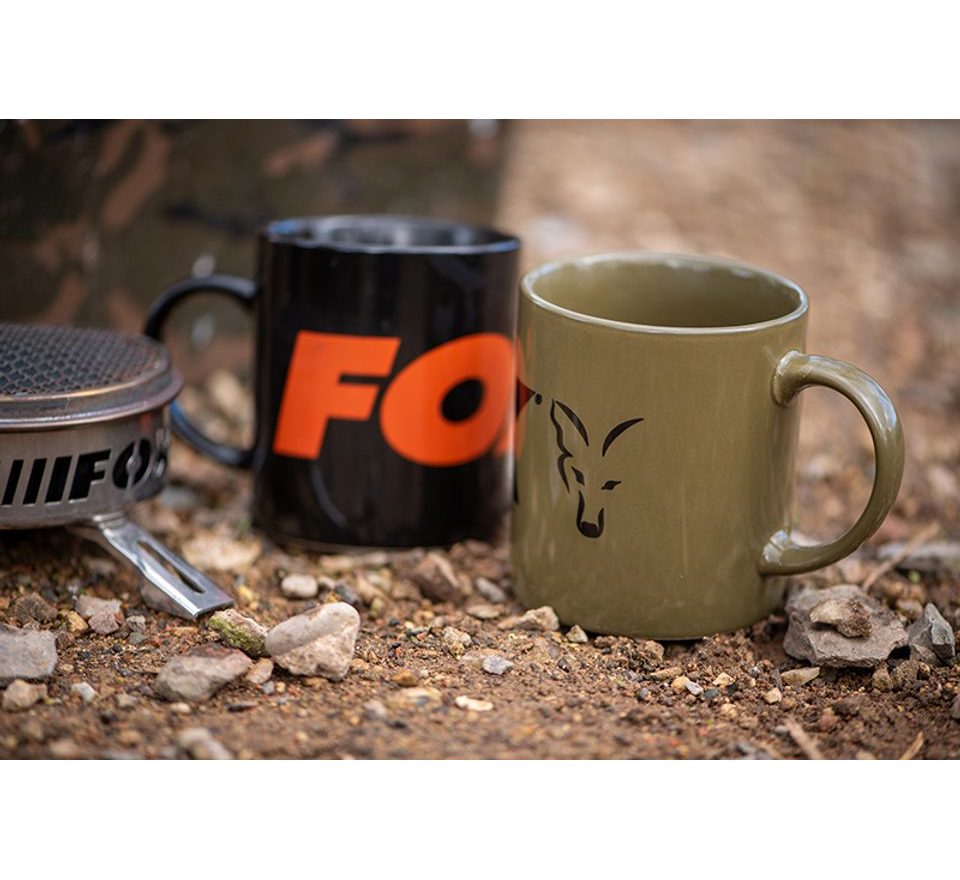 Fox Keramický hrníček s logem Black and Orange Logo Ceramic Mug