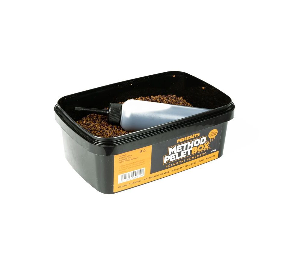 Mikbaits Method pelet box 400g + 120ml Activator