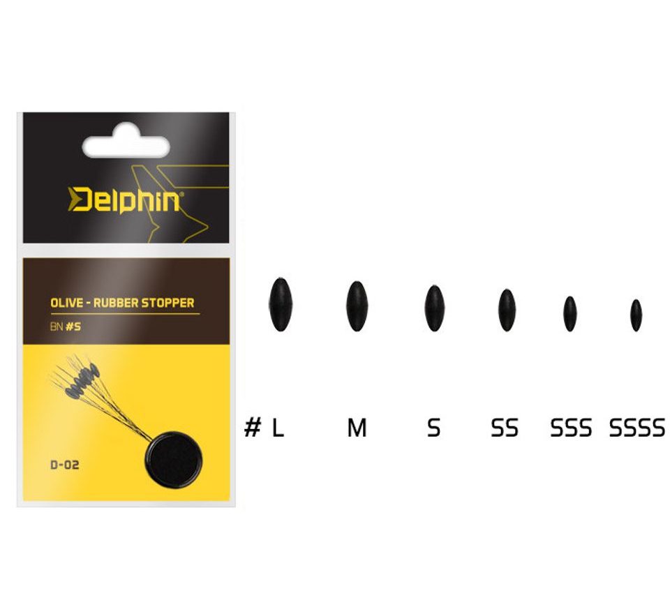 Delphin Zarážka Olive - Rubber Stopper