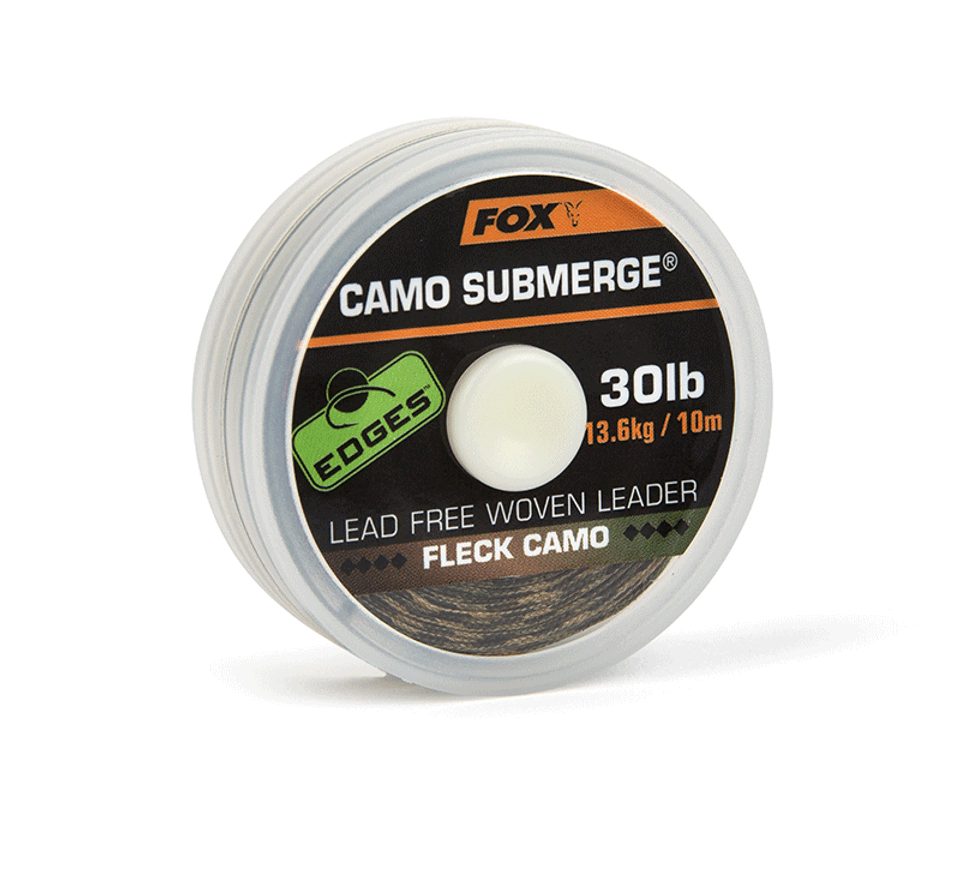 Fox Šňůra Edges Submerge Camo Leader Fleck Camo 10m