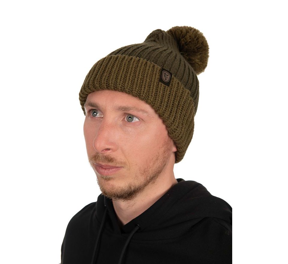 Fox Čepice Heavy Knit Bobble Hat