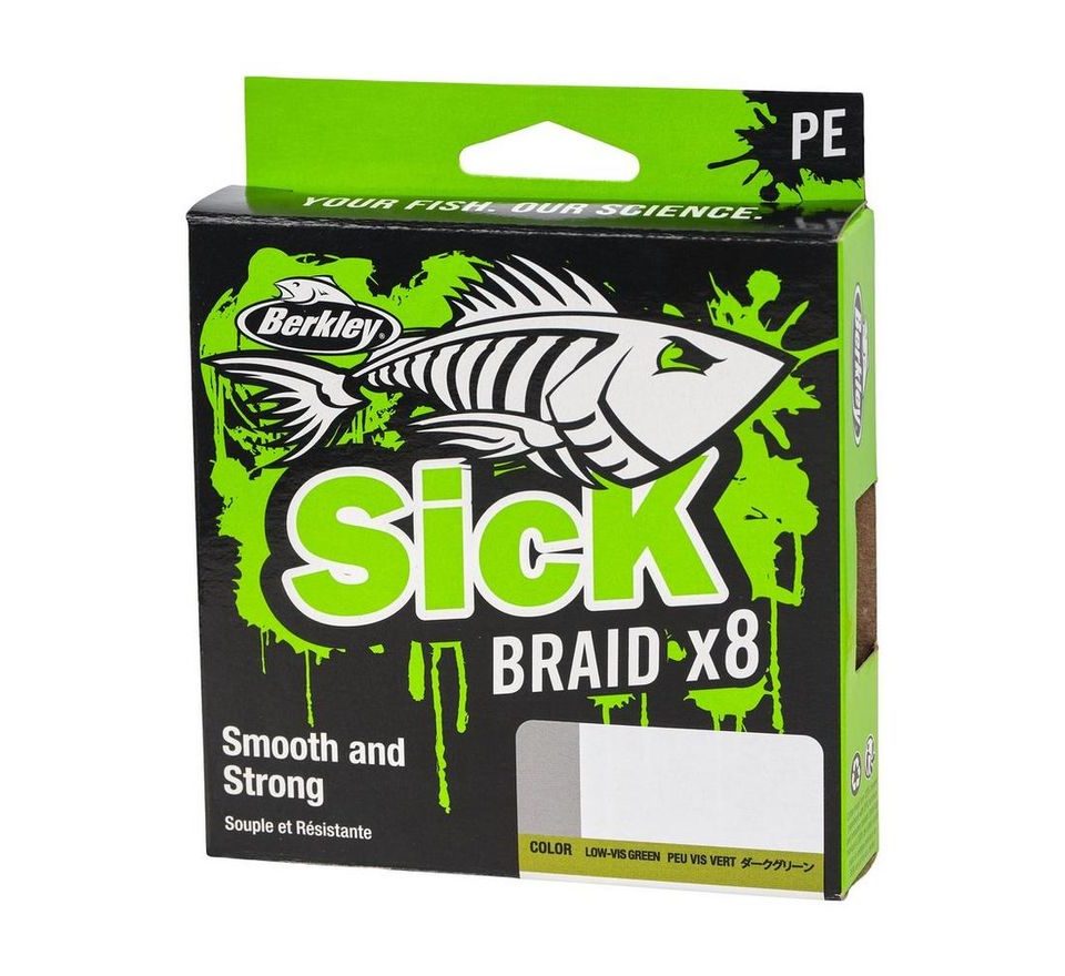 Berkley Šňůra Sick Braid Moss Green 150m