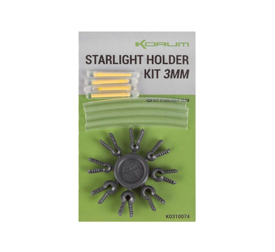 Korum Sada Chemických Světýlek a Adaptérů Starlight Holder Kit 3mm