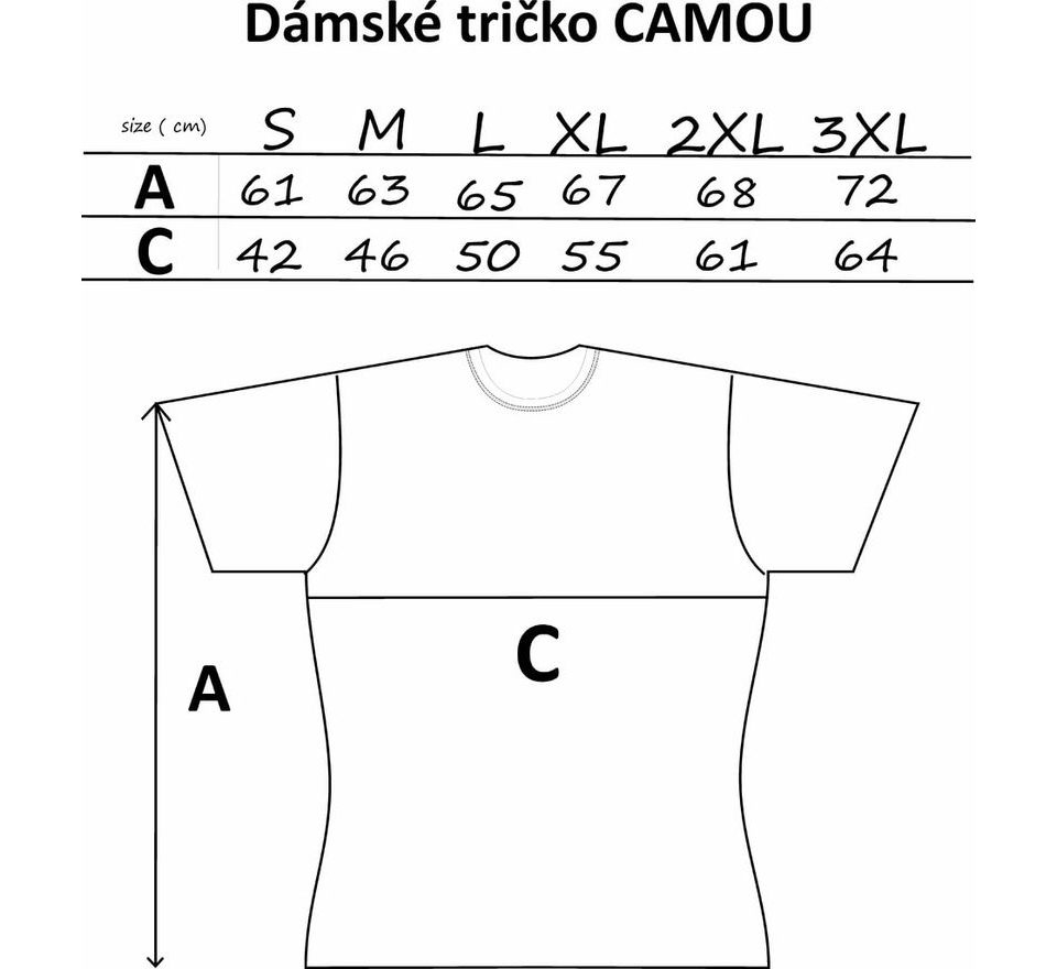 Mikbaits Dámské tričko camou Ladies team