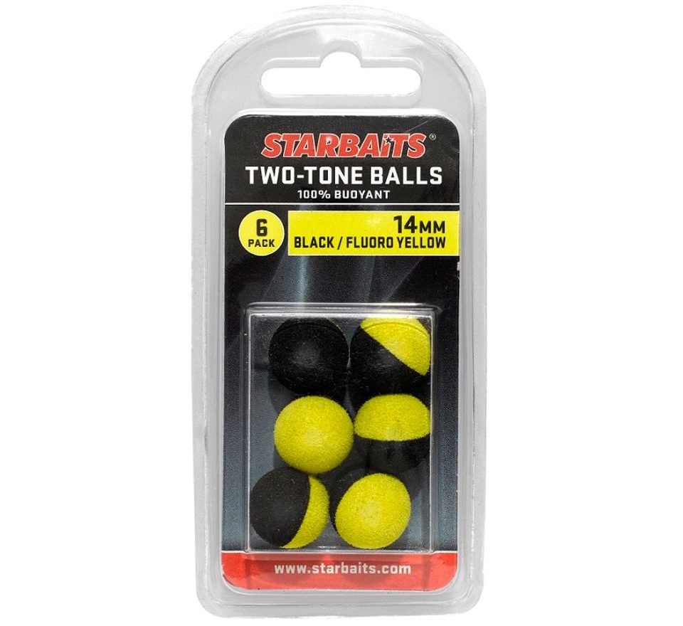 Starbaits Pěnová Nástraha Two Tones Balls 14mm 6ks
