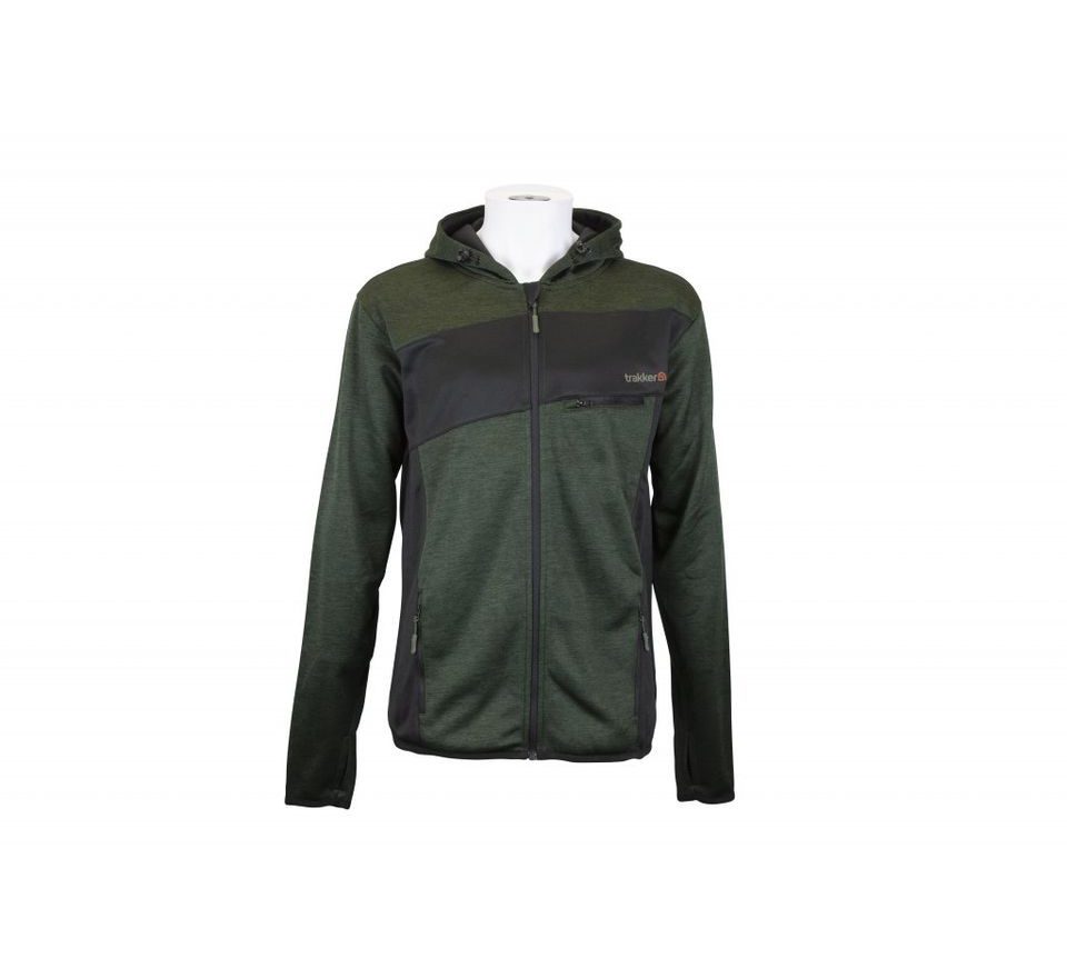 Trakker Mikina Marl Fleece Back Hoody