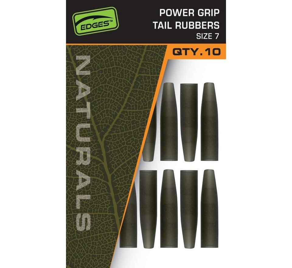 Fox Převleky Edges Naturals Power Grip tail rubbers size 7 10ks
