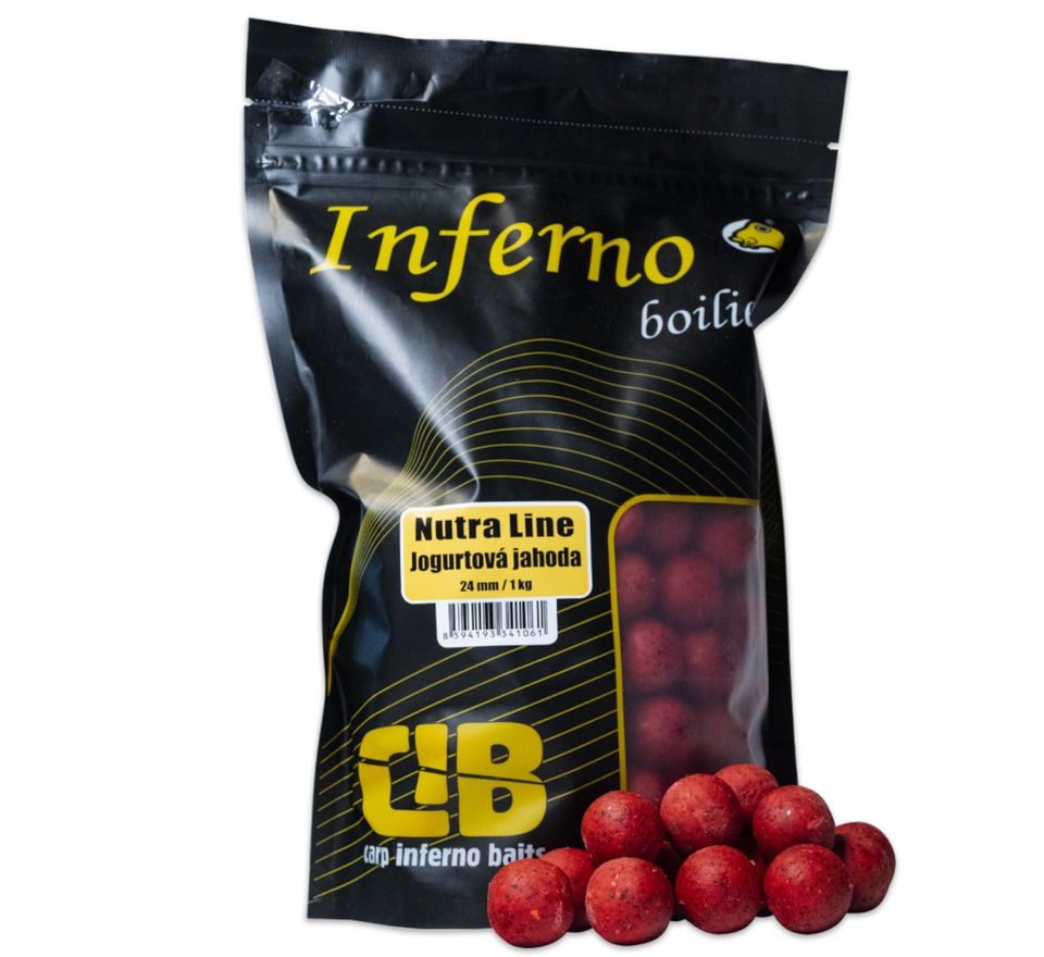 Carp Inferno Boilies Nutra Line Jogurtová Jahoda