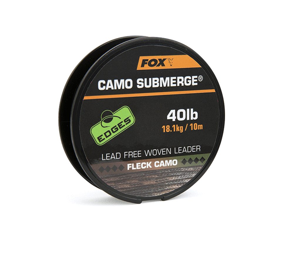 Fox Šňůra Edges Submerge Camo Leader Fleck Camo 10m