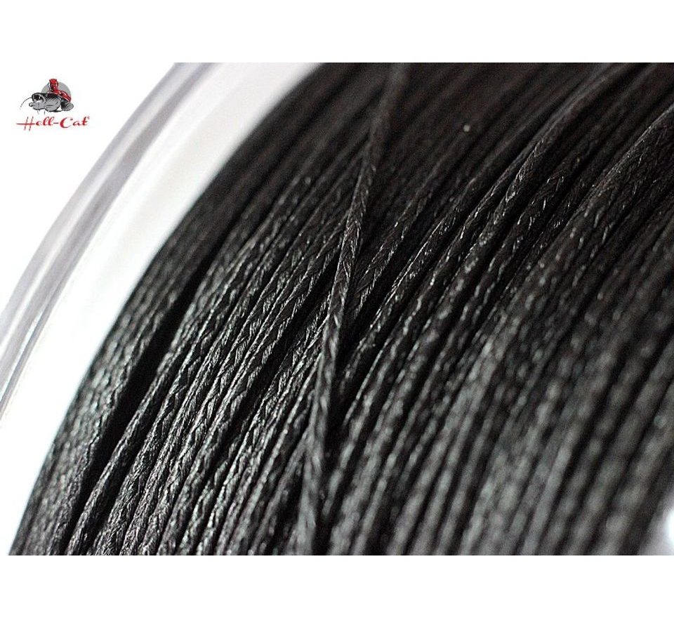 Hell-Cat Splétaná šňůra Round Braid Power Black 200m