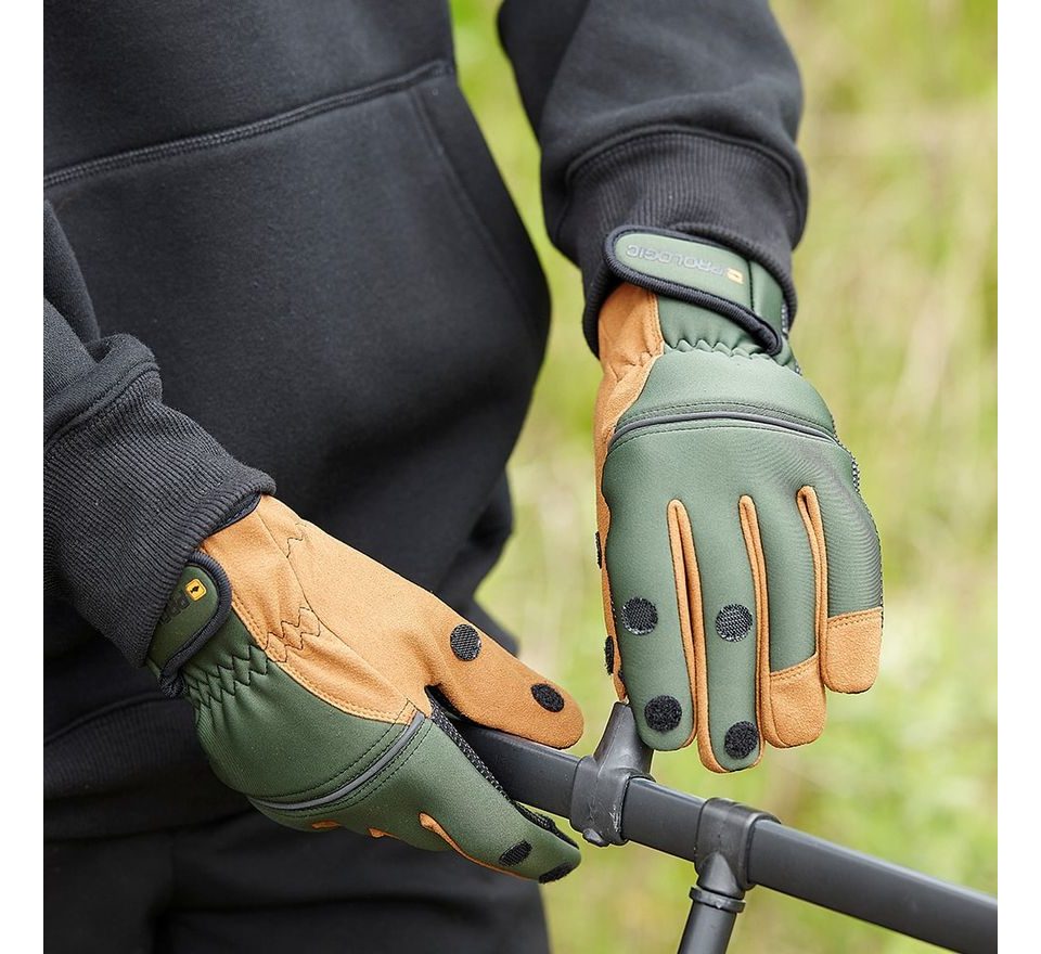 Prologic Neoprénové rukavice Neoprene Grip Glove Green/Black