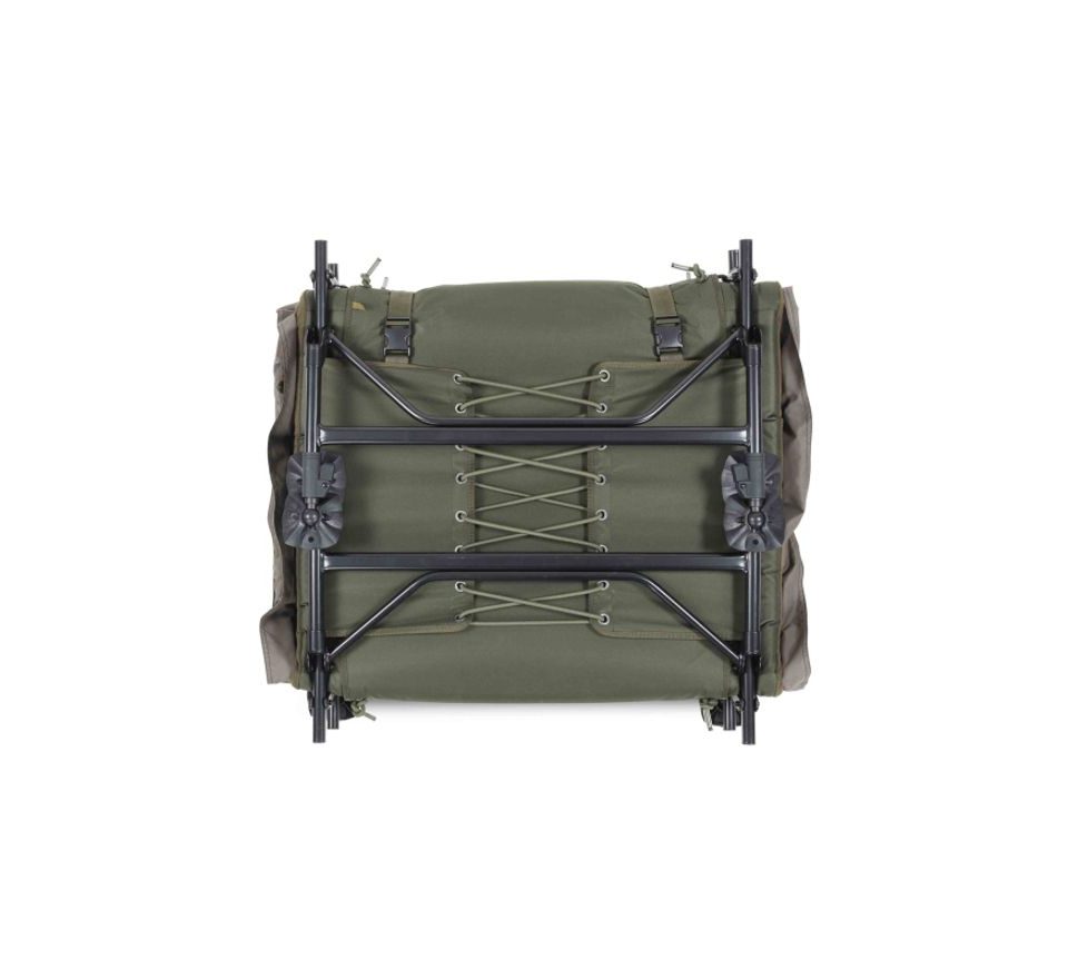 Nash Lehátko se spacákem Indulgence HD40 8 Leg Sleep System Camo Emperor