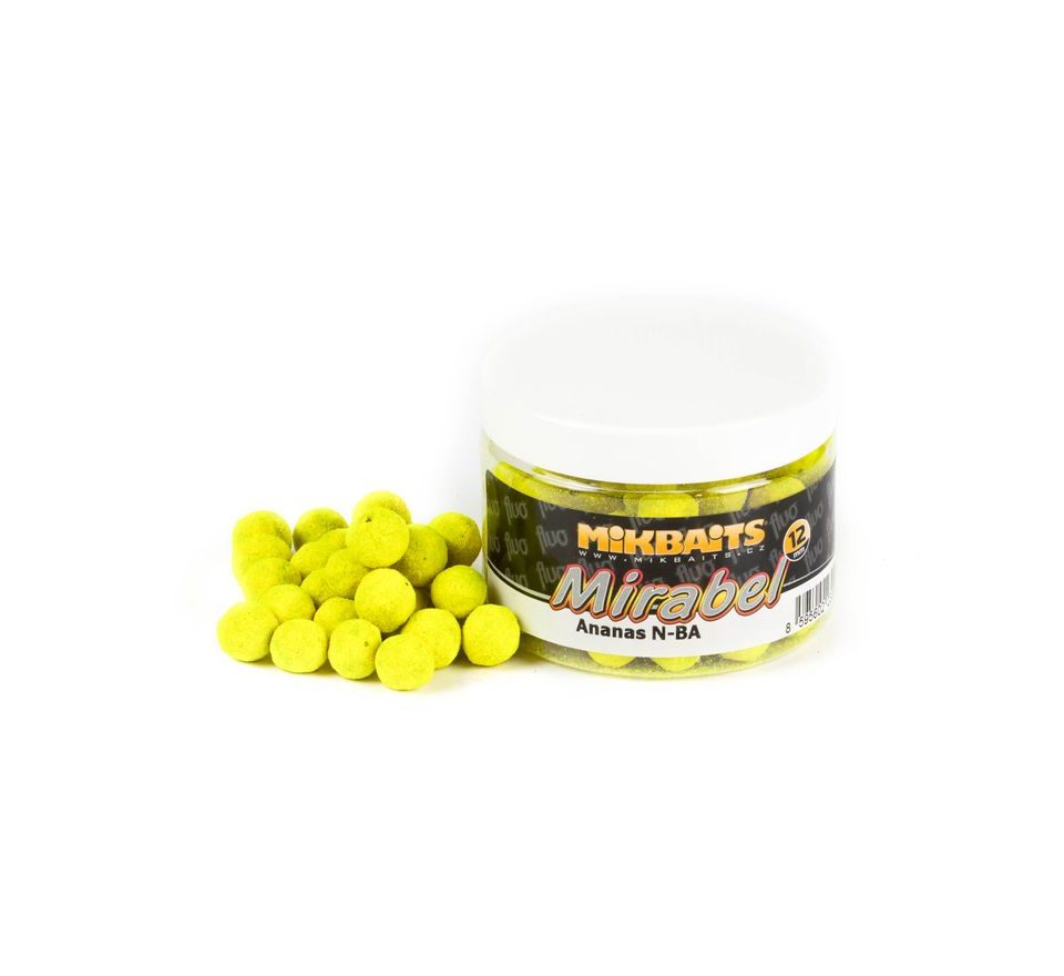 Mikbaits Boilie Mirabel Fluo 12mm 150ml