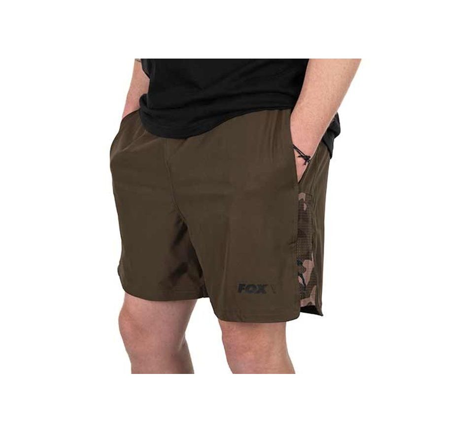 Fox Koupací kraťasy Khaki / Camo LW Swim Shorts