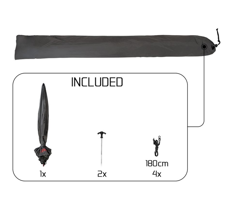 Delphin Deštník Atoma RaceShad 250cm