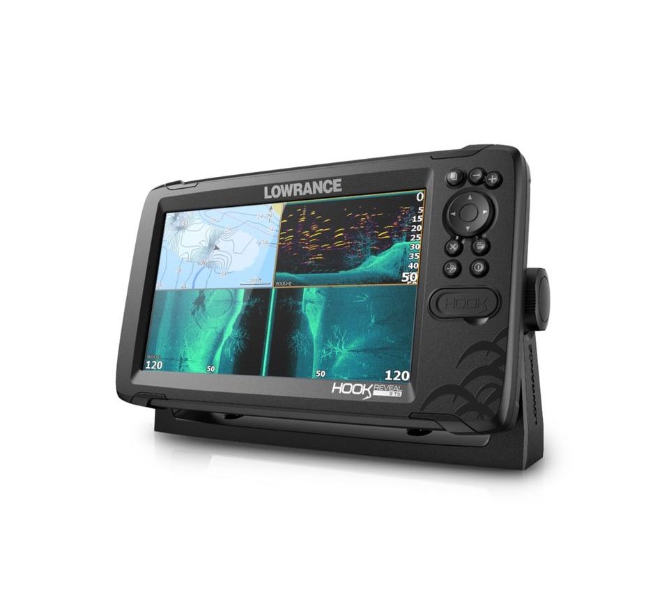 Lowrance Echolot Hook Reveal 9 se Sondou Tripleshot + baterie + nabíječka ZDARMA