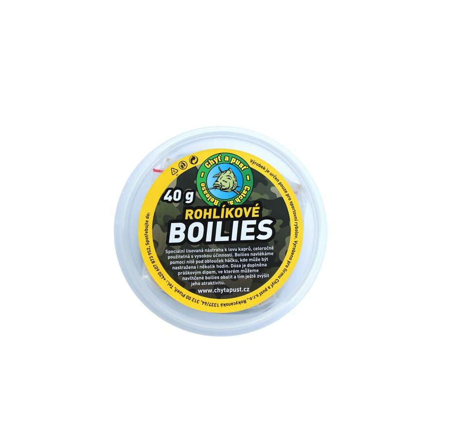 Chyť a pusť Rohlíkové boilies 20mm 150ml