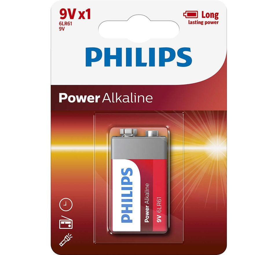 Philips Baterie PowerLife alkalická 9V 1ks