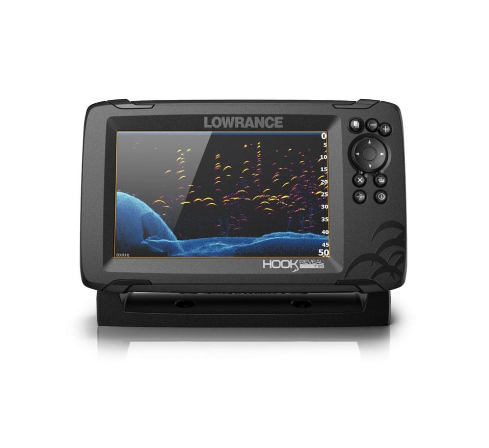 Lowrance Echolot Hook Reveal 7 se Sondou HDI 83/200khz + baterie + nabíječka ZDARMA