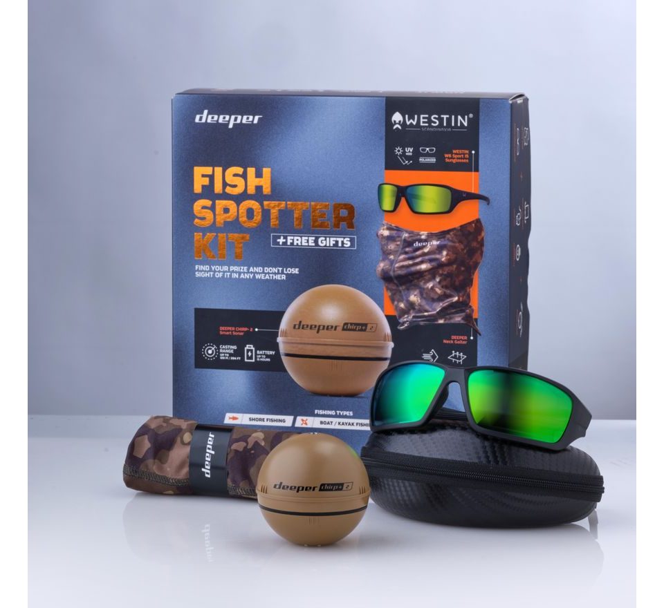 Deeper Nahazovací sonar Fishfinder CHIRP+ 2 Fish Spotter Kit Limitovaná edice