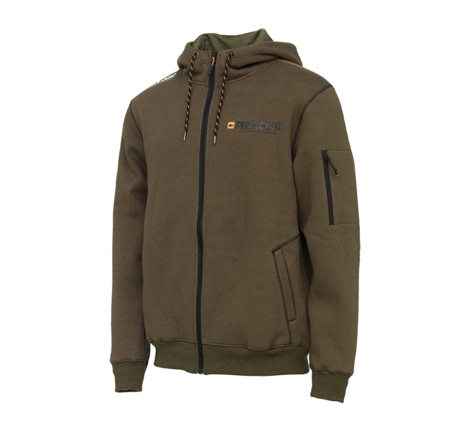 Prologic Mikina Carpio Zip Hoodie Army Green