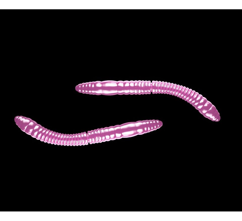 Libra Lures Fatty D’Worm Pink Pearl