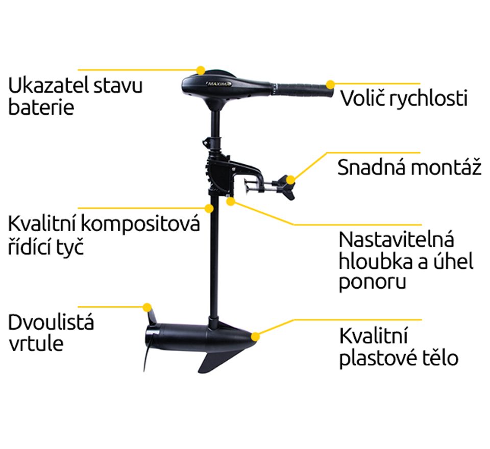 Maxima Lodní elektromotor P 30 LB