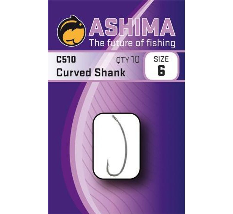 Ashima Háčky C510 Curved Shank 10ks